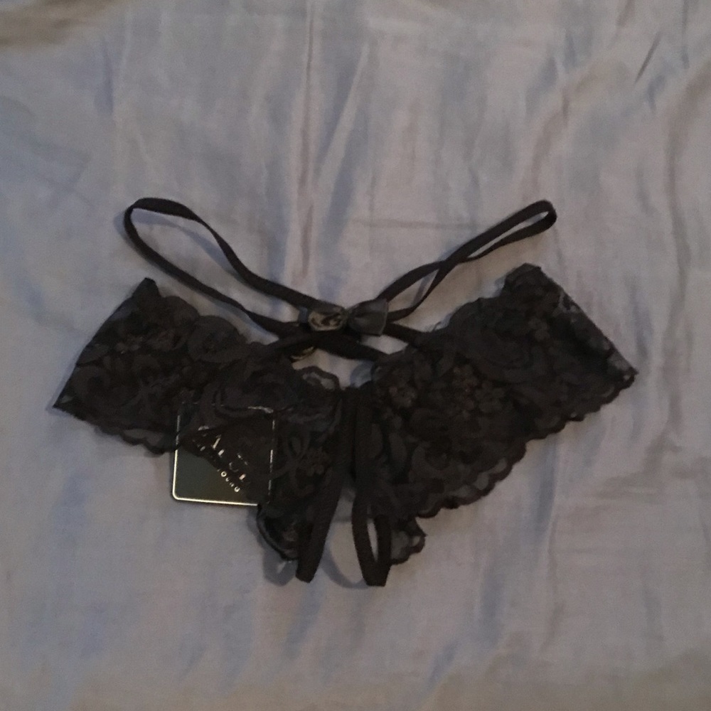 Zaful lace open crotch panties